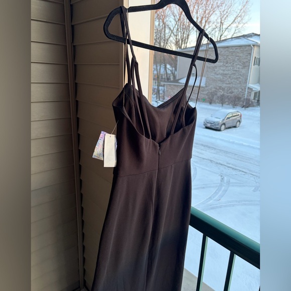 🆕 ✨ Nightway Black Rhinestone Embellished Gown Formal Evening Maxi Dress Size 6 - Picture 6 of 15